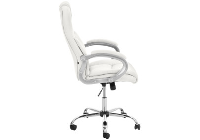 Grande chaise de bureau blanche Apoll