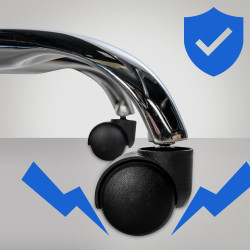 Grande chaise de bureau marron Xanthos