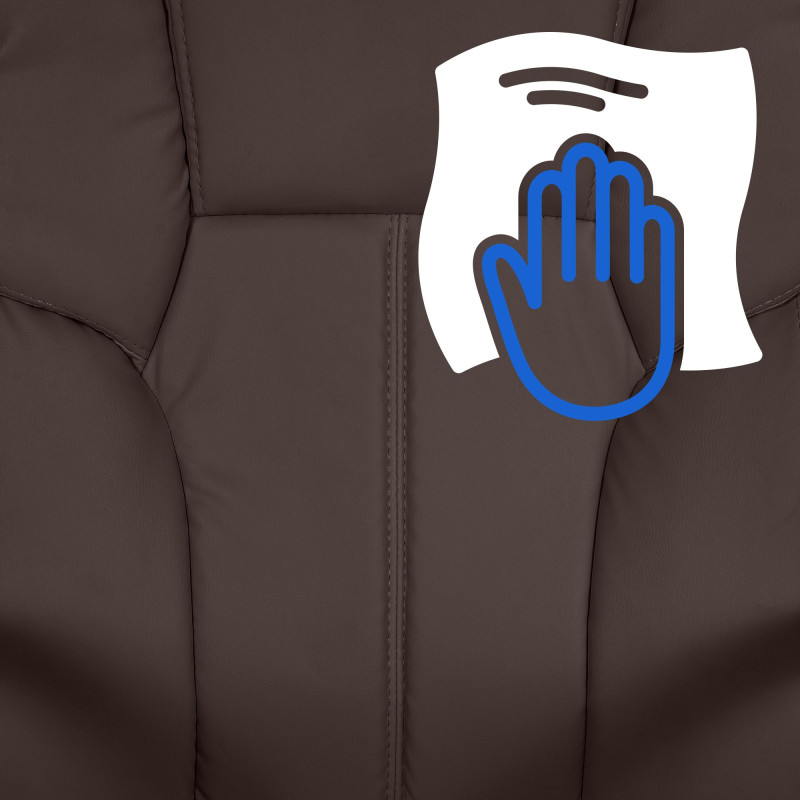 Grande chaise de bureau marron Xanthos