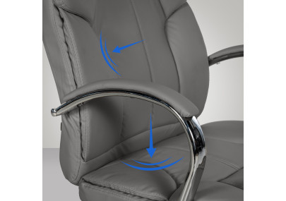 Silla De Oficina XXL Xanthos Gris