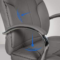 Silla De Oficina XXL Xanthos Gris