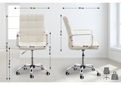 Silla de oficina Deli V2 Blanco