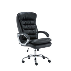 Grande chaise de bureau Vancouver, noire