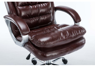 Chaise de bureau BIG Vancouver rouge bordeaux