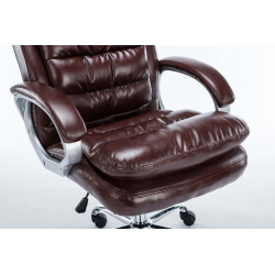 Chaise de bureau BIG Vancouver rouge bordeaux