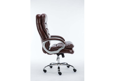 Chaise de bureau BIG Vancouver rouge bordeaux