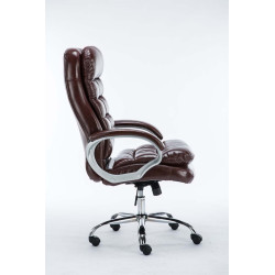 Chaise de bureau BIG Vancouver rouge bordeaux