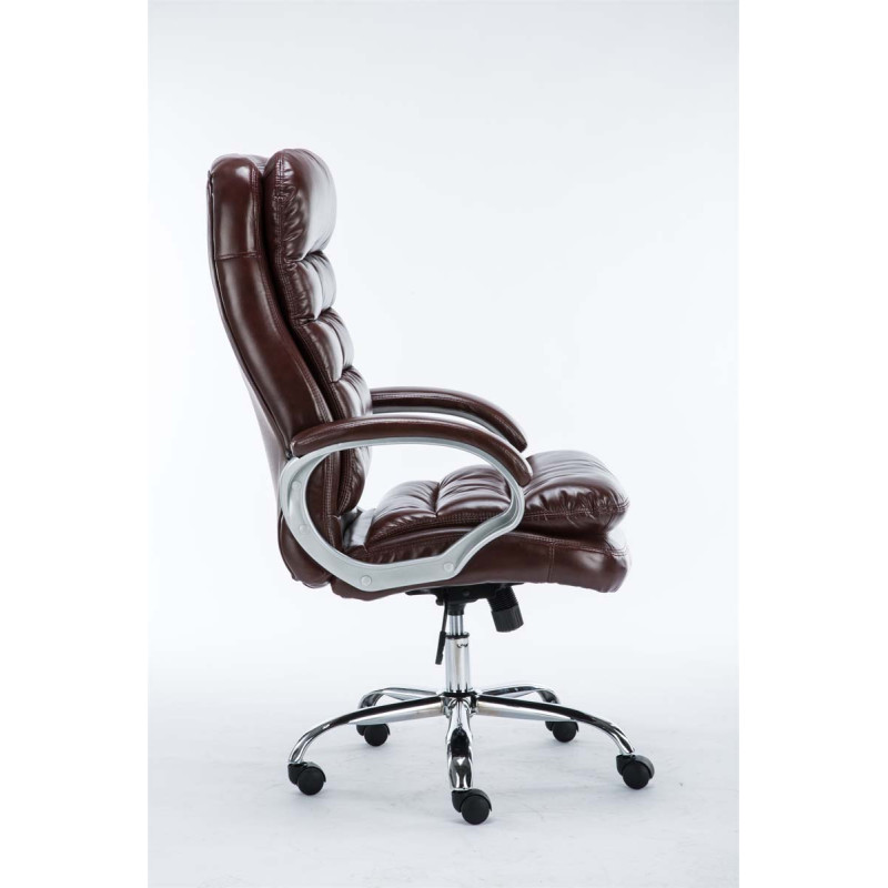 Chaise de bureau BIG Vancouver rouge bordeaux