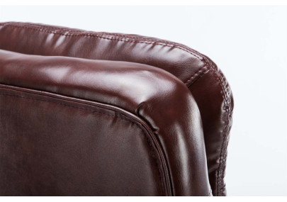 Chaise de bureau BIG Vancouver rouge bordeaux