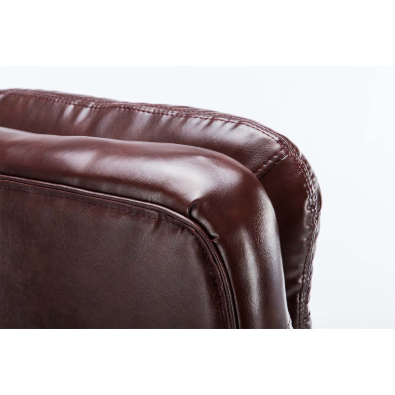 Chaise de bureau BIG Vancouver rouge bordeaux