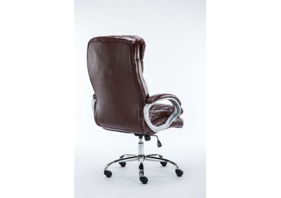 Chaise de bureau BIG Vancouver rouge bordeaux