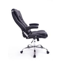 Chaise de bureau Thor, noire