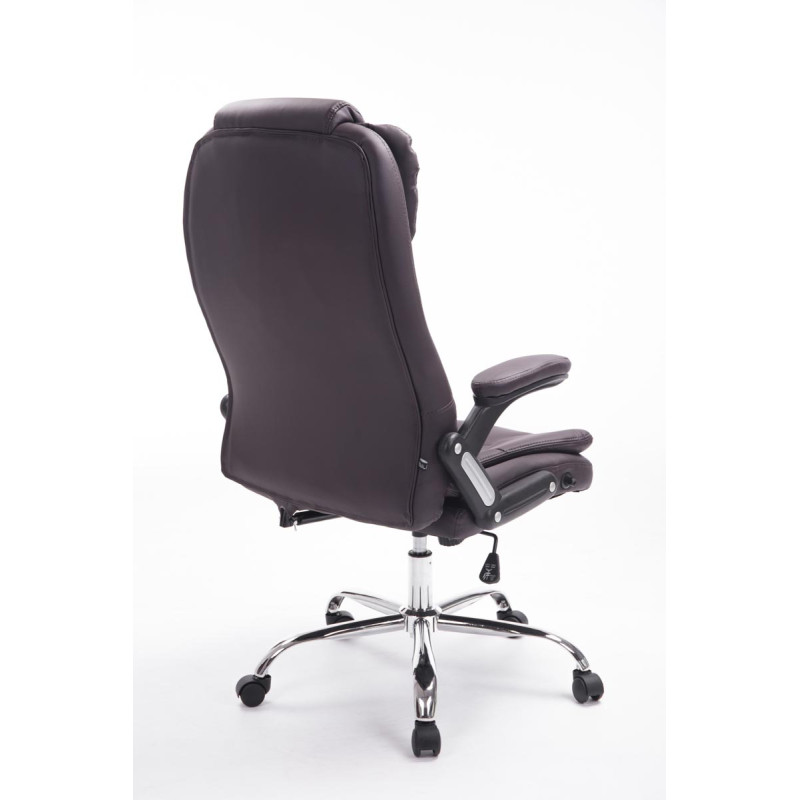 Chaise de bureau marron Thor