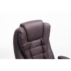 Chaise de bureau marron Thor