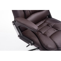 Chaise de bureau marron Thor