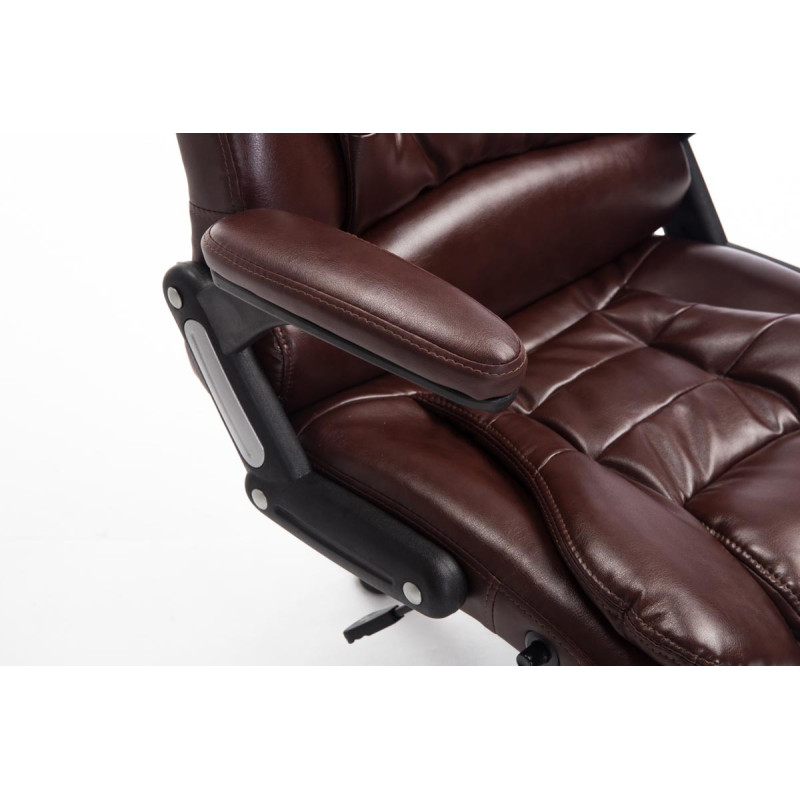 Sedia da ufficio Thor in similpelle bordeauxrot