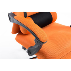 Chaise de bureau, orange