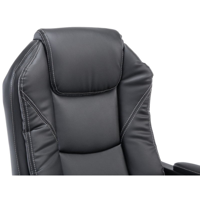 Chaise de bureau Castle, noire