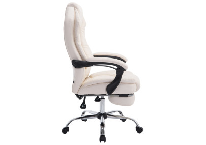 Chaise de bureau Castle, crème