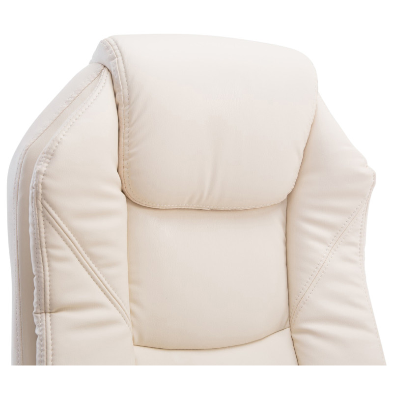 Chaise de bureau Castle, crème