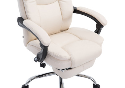 Chaise de bureau Castle, crème