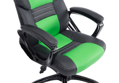 Chaise de bureau Pedro, noire/verte