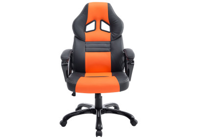 Chaise de bureau Pedro, noir/orange