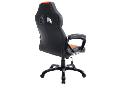 Chaise de bureau Pedro, noir/orange