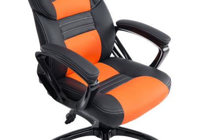 Silla De Oficina Racing Pedro XL Negro/naranja