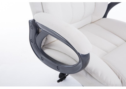 Sedia da ufficio XL Bern in similpelle bianco