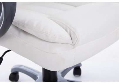 Sedia da ufficio XL Bern in similpelle bianco