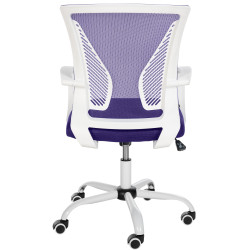 Chaise de bureau Tracy W, violette
