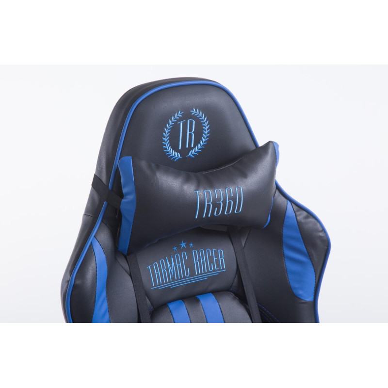 Silla De Oficina Racing Limit XL Con Reposapiés Negro/azul,Con reposapiés