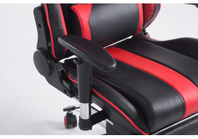 Silla De Oficina Racing Limit XL Con Reposapiés Negro/rojo,Con reposapiés