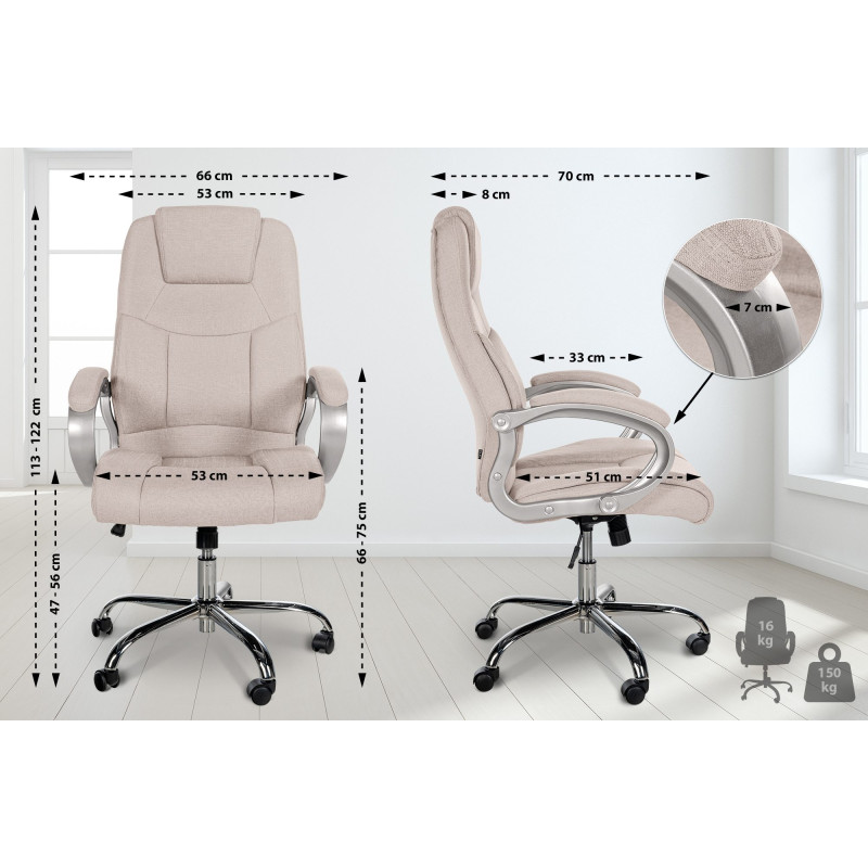 Bürostuhl BIG Apoll Stoff