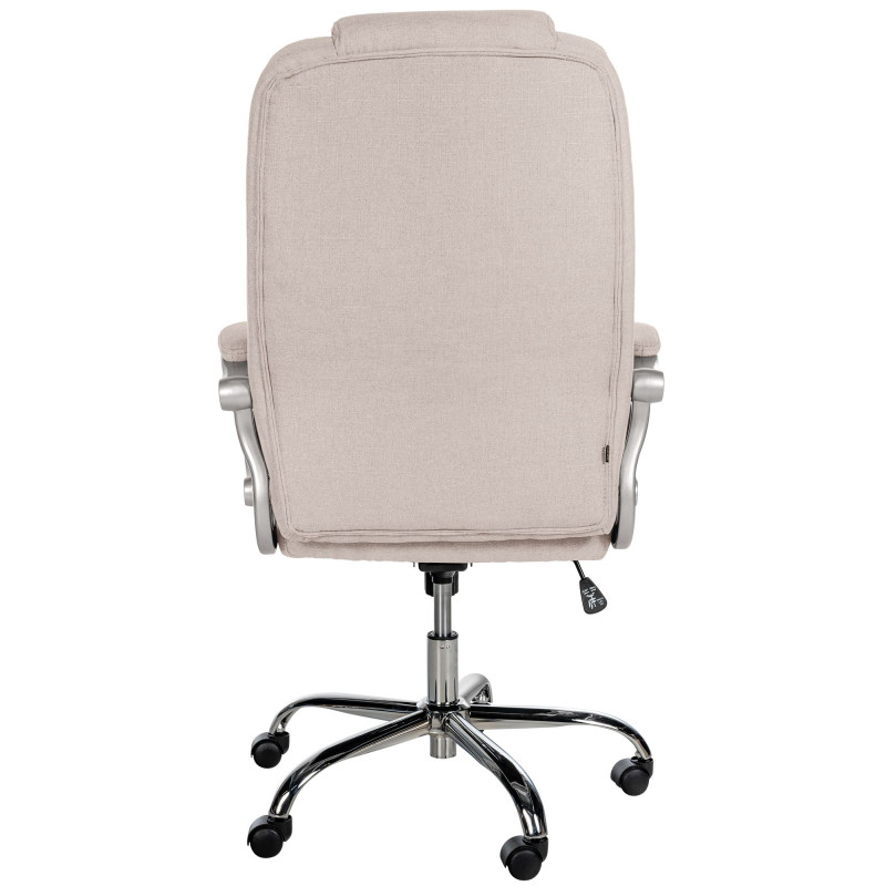 Silla De Oficina XXL Apoll En Tela Crema