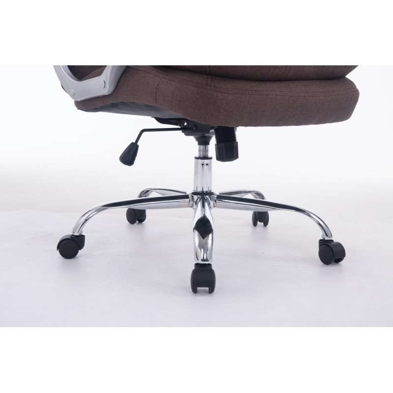 Silla De Oficina Vancouver XXL En Tela Marrón