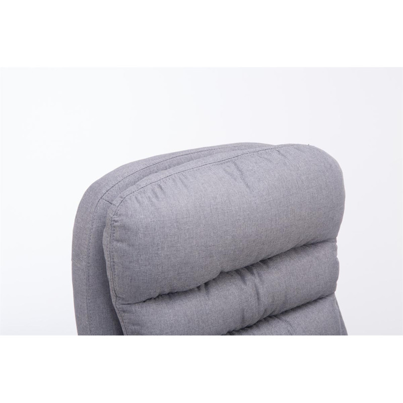Grande chaise de bureau Vancouver, tissu gris