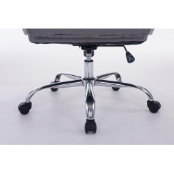 Grande chaise de bureau Vancouver, tissu gris