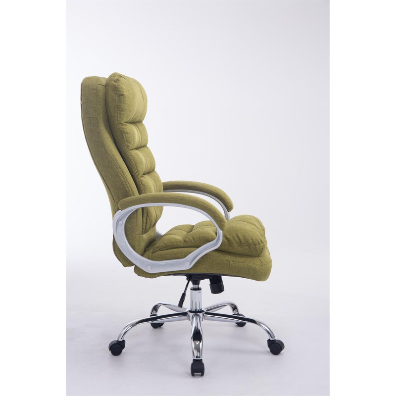 Grande chaise de bureau Vancouver, tissu vert