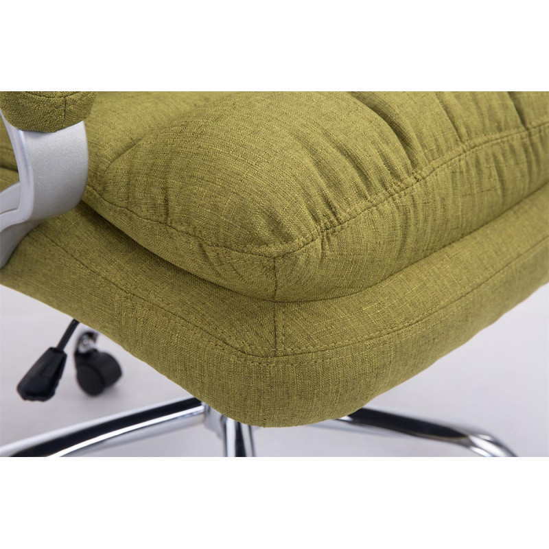 Grande chaise de bureau Vancouver, tissu vert