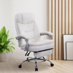 Fauteuil de bureau XL Troy White