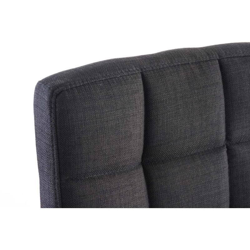 Chaise de bureau Deli V2 en tissu noir