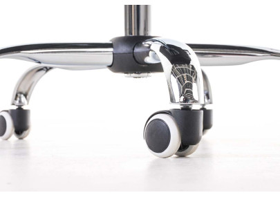 Chaise de bureau Deli V2 en tissu noir