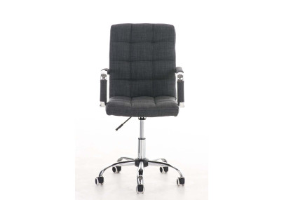 Silla De Oficina Deli V2 En Tela Gris