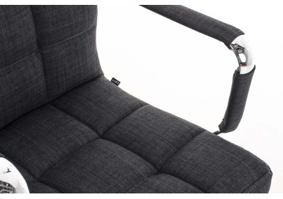 Silla De Oficina Deli V2 En Tela Gris