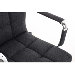 Sedia da ufficio Deli V2 tessuto grigio