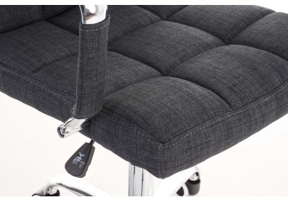 Silla De Oficina Deli V2 En Tela Gris