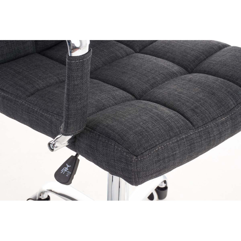 Silla De Oficina Deli V2 En Tela Gris