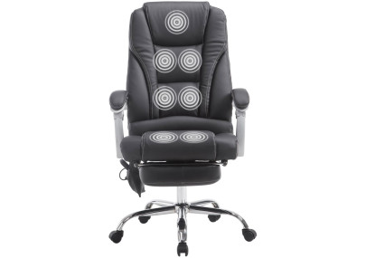 Silla De Oficina Pacific Con Función Masaje Negro